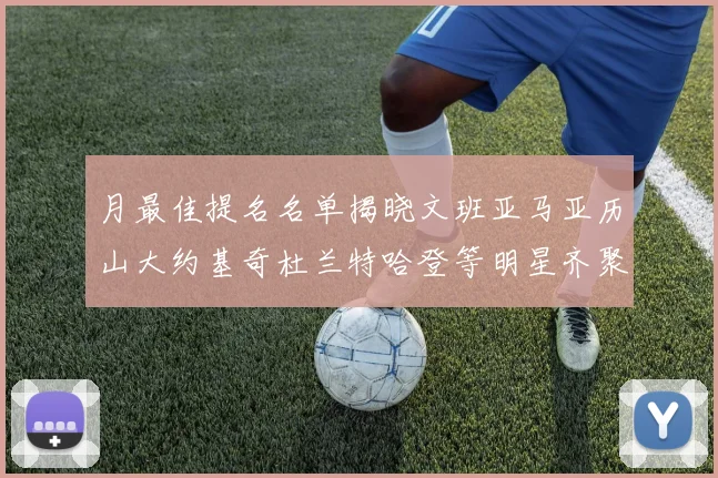 月最佳提名名单揭晓文班亚马亚历山大约基奇杜兰特哈登等明星齐聚争夺荣誉